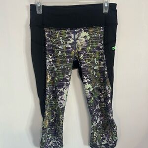 Lululemon Athletica Black and Multicolor Leggings